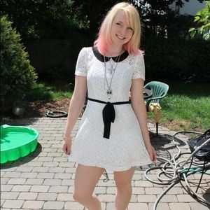 White lace forever 21 dress